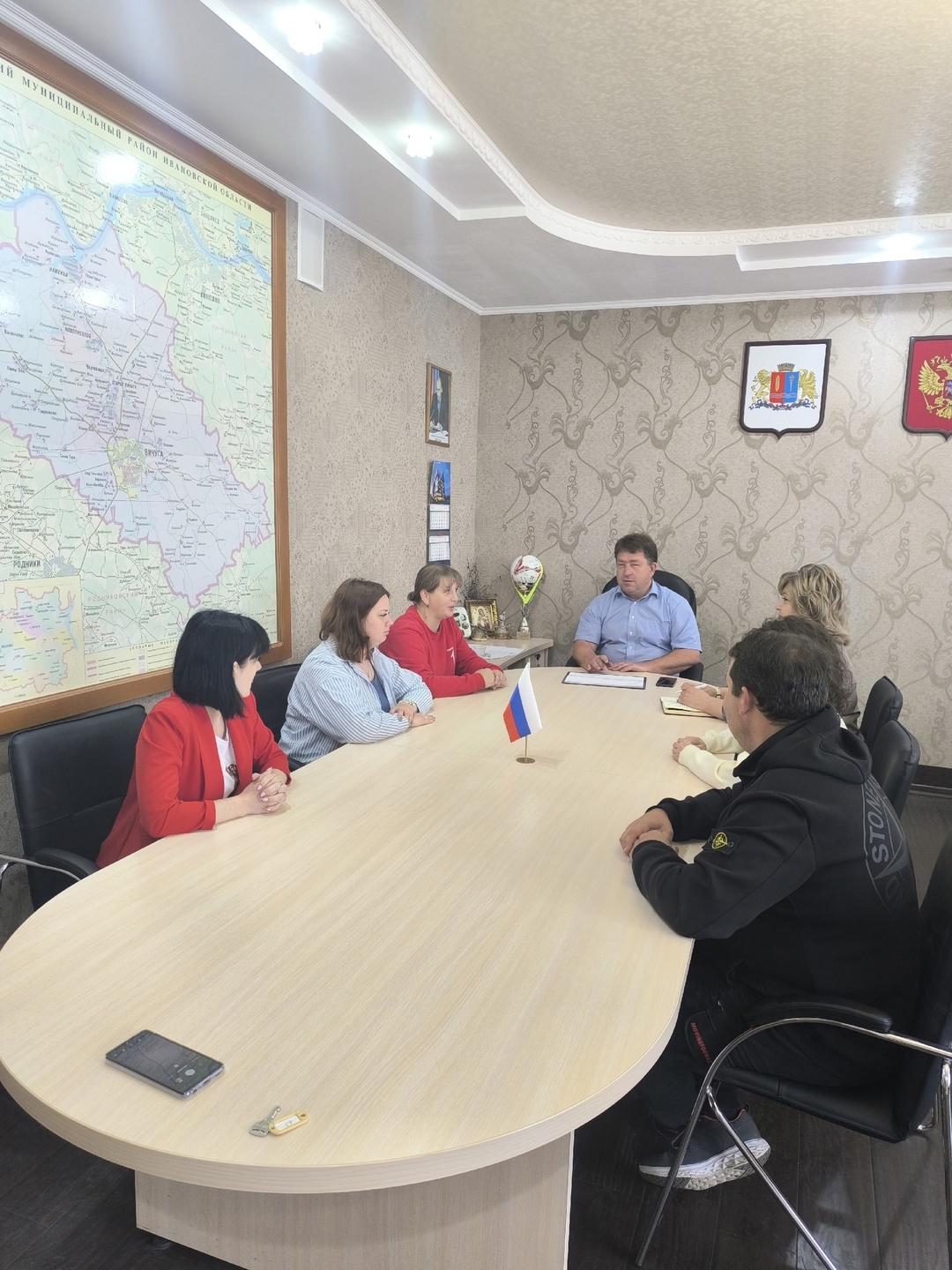 В администрации Вичугского муниципального района  состоялось заседание координационного совета Движения Первых.
