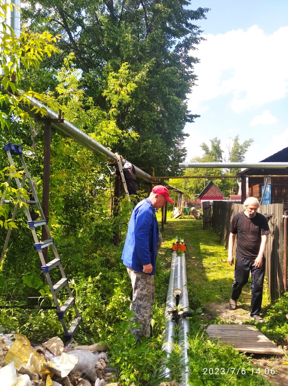 В Вичугском районе в п. Новописцово начались работы по ремонту системы теплоснабжения..