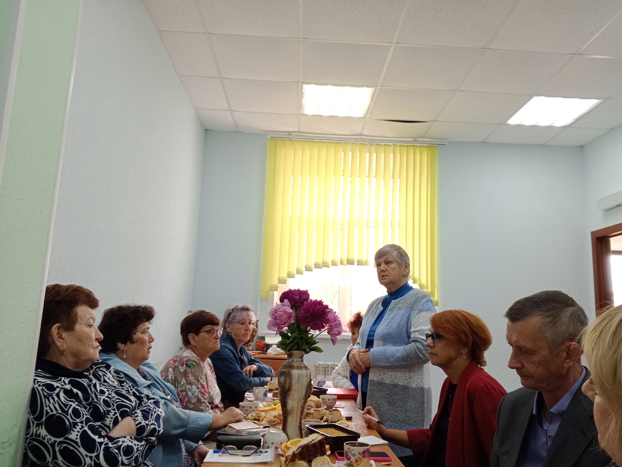 В Марфинском СДК Сунженского сельского поселения прошло выездное заседание Совета ветеранов Вичугского муниципального района.